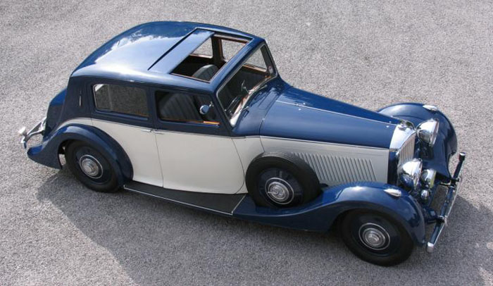 1938 bentley 4.25 litre park ward pillarless saloon 3