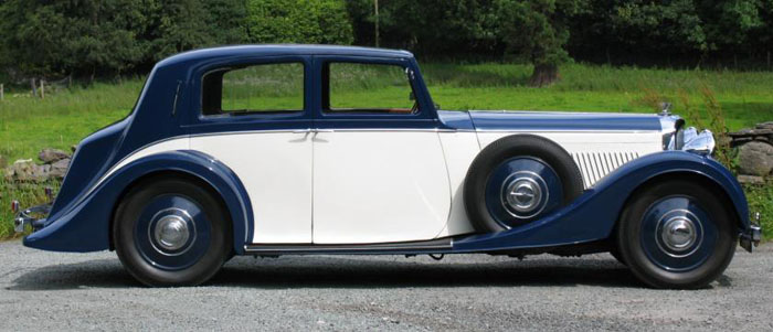 1938 bentley 4.25 litre park ward pillarless saloon 4