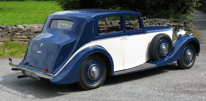 1938 bentley 4.25 litre park ward pillarless saloon 6