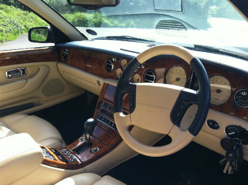 2000 Bentley Arnage Red Label Interior Dashboard Steering Wheel