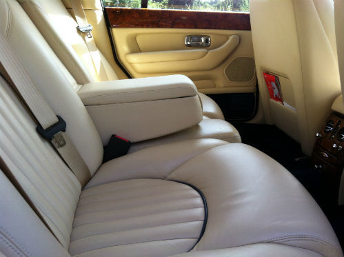 2000 Bentley Arnage Red Label Rear Interior