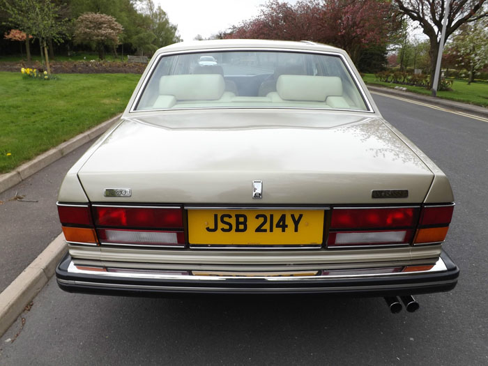 1983 Bentley Mulsanne Turbo Back