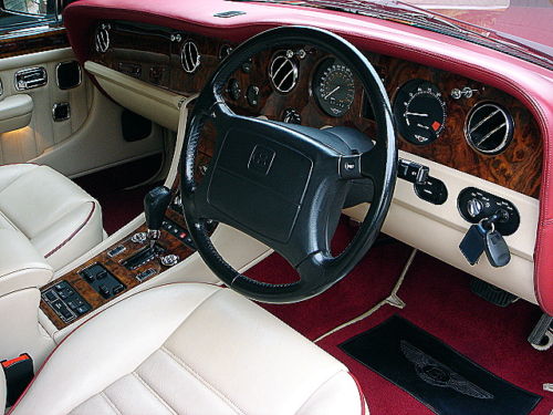 1996 bentley turbo r interior 2