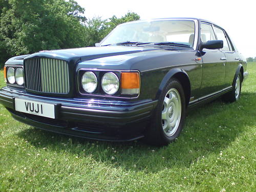 1996 bentley turbo r blue 1