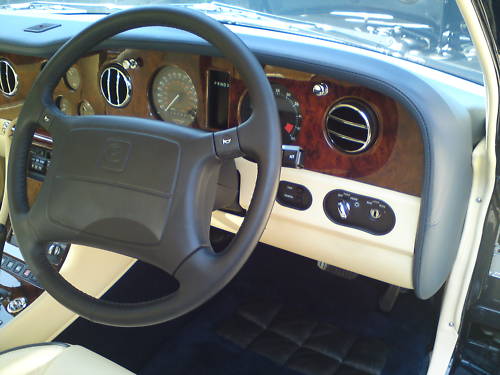 1996 bentley turbo r blue dashboard