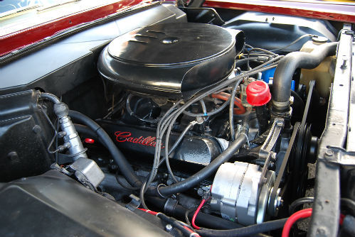 1965 Cadillac Deville Sedan 429 ci 7 Litre Engine Bay