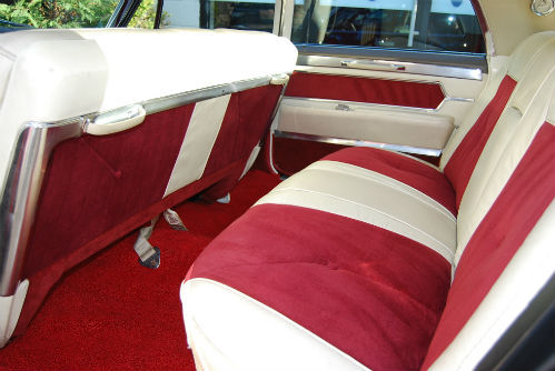 1965 Cadillac Deville Sedan 429 ci 7 Litre Rear Seats