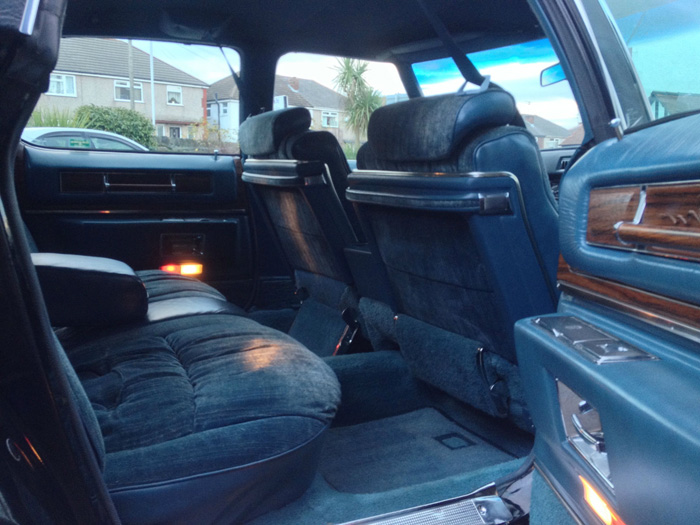 1976 Cadillac Fleetwood Brougham Sedan 8.2 V8 Rear Interior 1