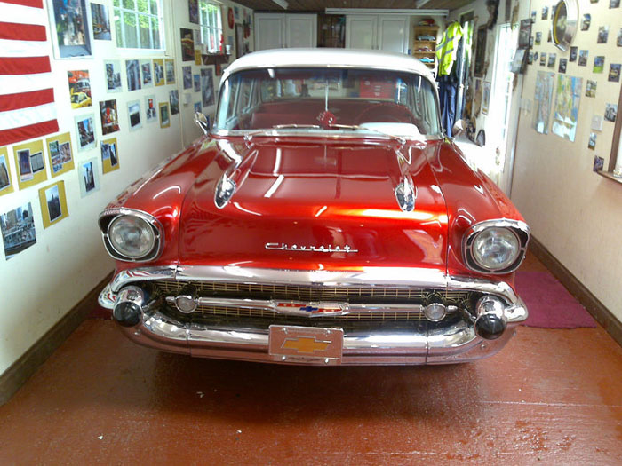 1957 chevrolet bel air v8 manual 3 speed 2