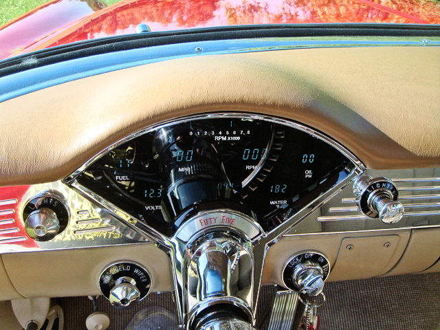 1955 Chevrolet Bel Air 2nd Gen Restomod Gauges