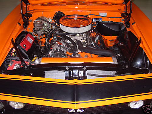 1967 rhd chevrolet camaro engine bay 1