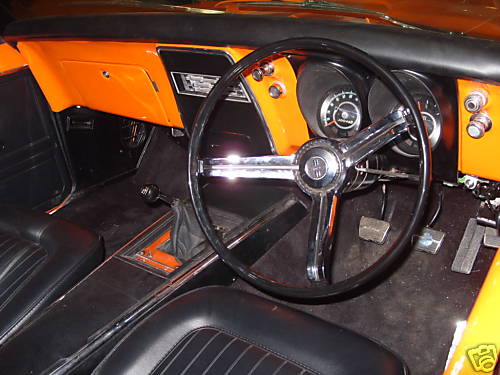 1967 rhd chevrolet camaro interior 1