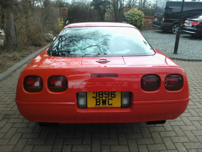 1992 Chevrolet Corvette C4 LT1 Back