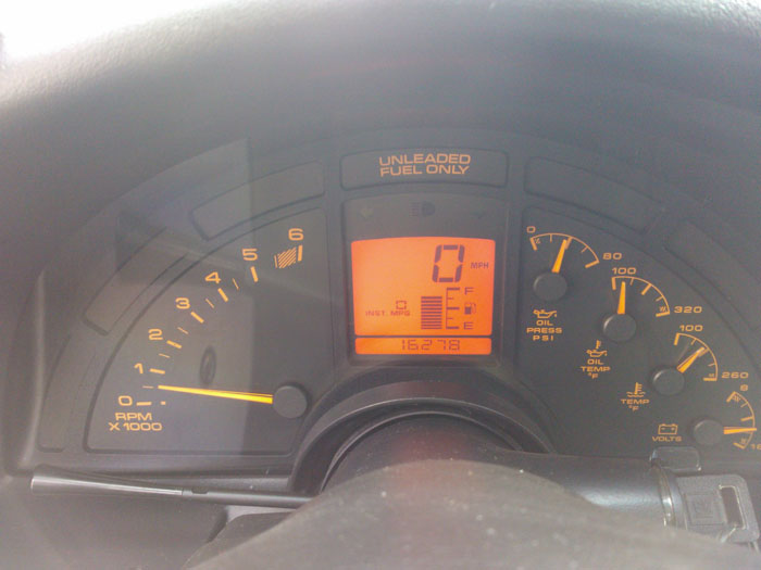 1992 Chevrolet Corvette C4 LT1 Dashboard Gauges