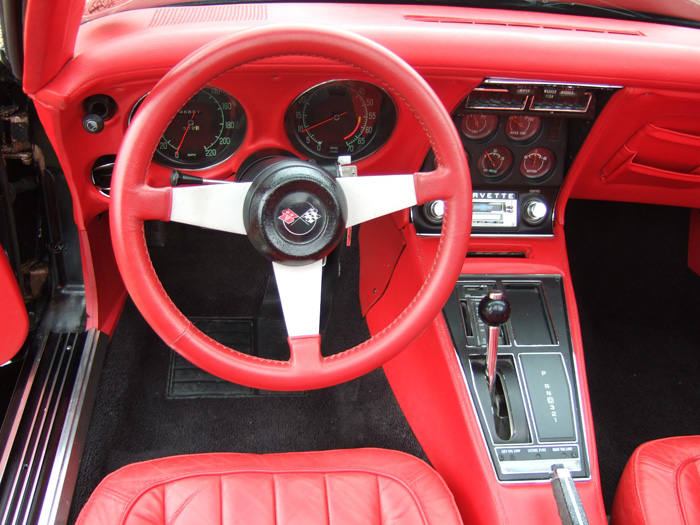 1971 Chevrolet Corvette Sting Ray Restomod Interior Dashboard Steering Wheel