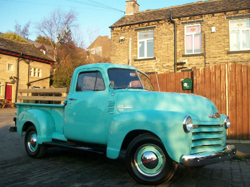 1951 chevrolet thriftmaster 3100 stepside bodied pick up 1