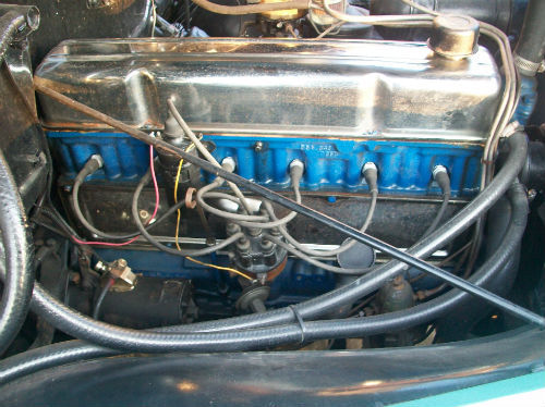 1951 chevrolet thriftmaster 3100 stepside bodied pick up engine