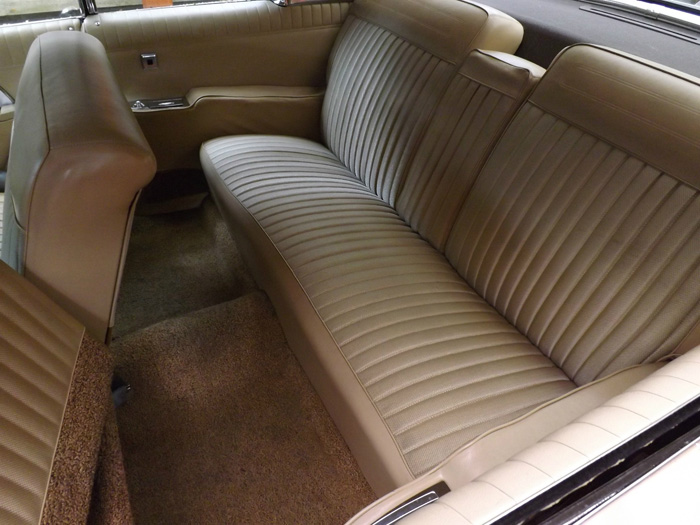 1963 Chrysler Imperial Custom Hardtop Rear Interior