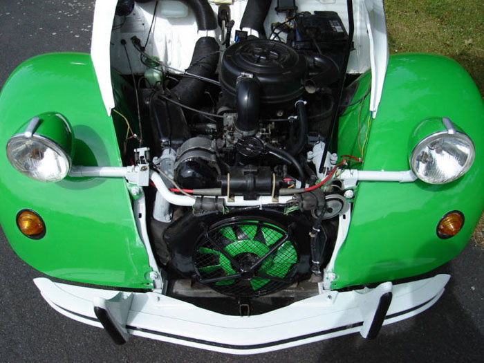 1989 citroen 2cv dolly engine bay