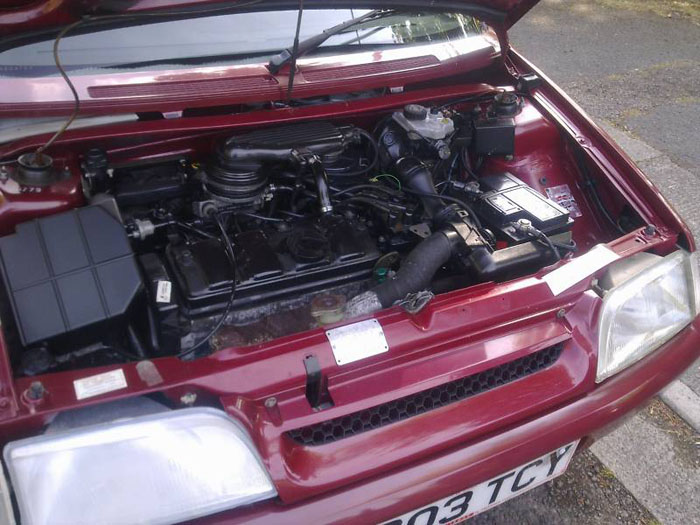 1995 citroen ax 1.0i elation engine bay