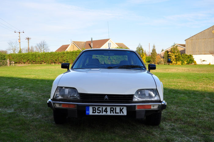 1985 citroen cx 25 pallas ie white series 1 front