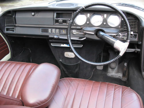 1973 citroen ds decapotable interior 2