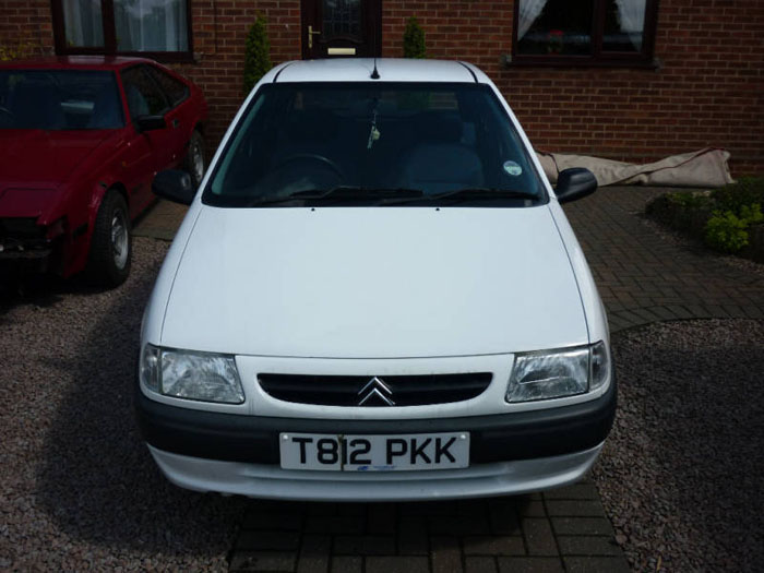 1999 citroen saxo white 1