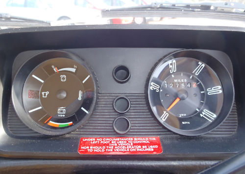 1973 daf 66 sl variomatic speedometer