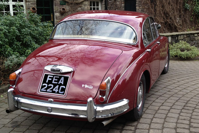 1965 daimler v8 250 regency red back