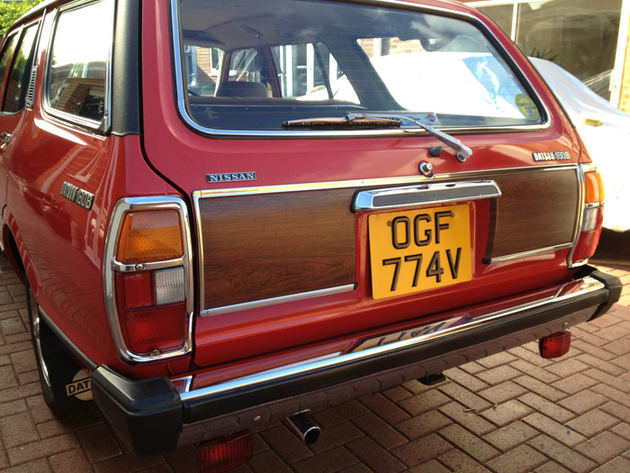 1979 Datsun 180B 810 Rear