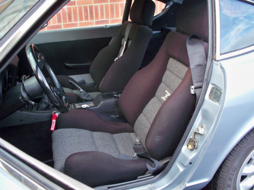 1973 datsun 240z historic rally interior 2