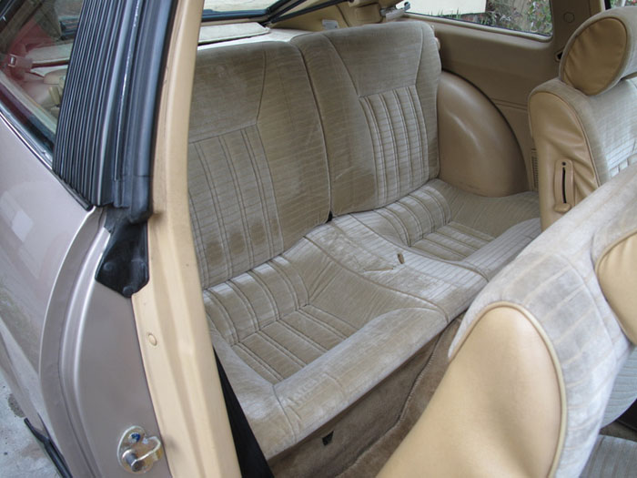 1984 Datsun 280 ZX Targa Auto Rear Interior