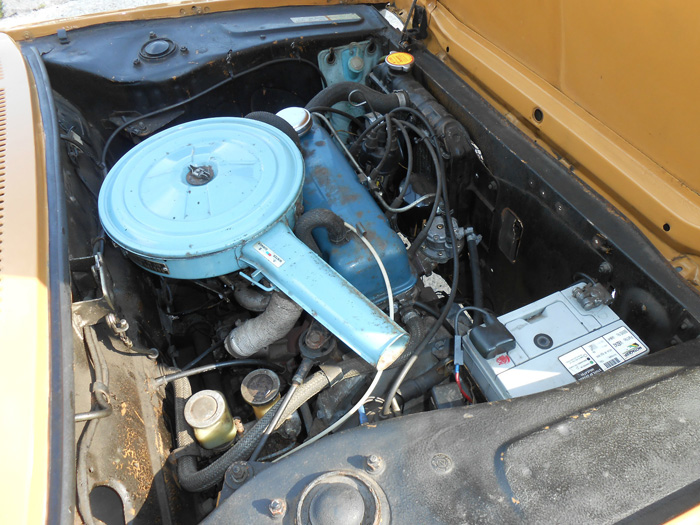 1977 Datsun Cherry 100A Engine Bay