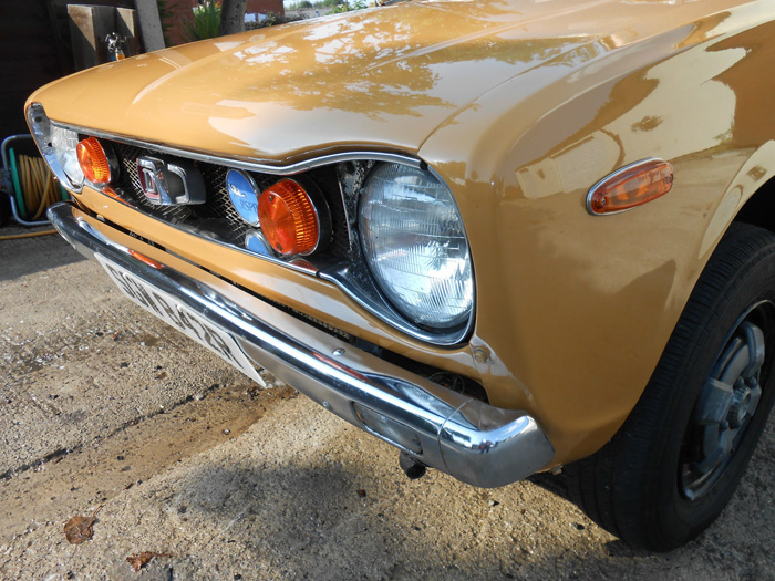 1977 Datsun Cherry 100A Front Closeup
