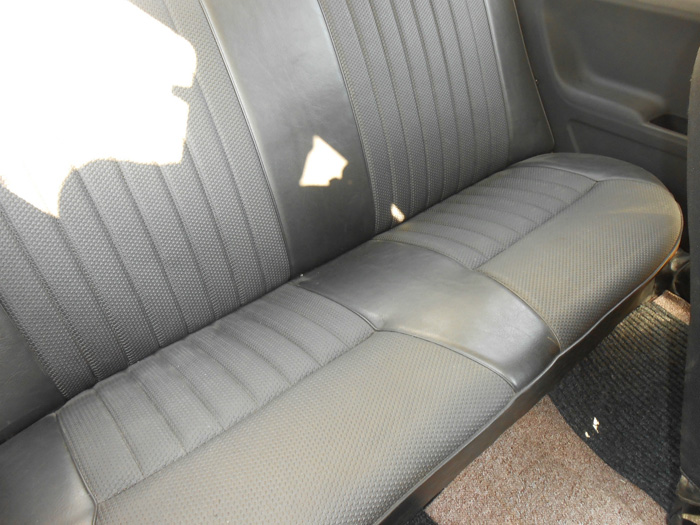 1977 Datsun Cherry 100A Rear Seats