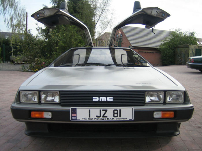 1981 delorean vin 510 unique prototype rhd front