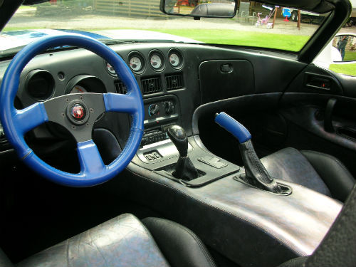 1996 dodge viper hennessey venom 600 f1 historic vehicle interior