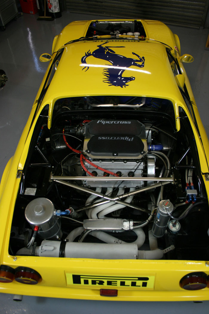 1978 Ferrari 308 GTB Race Car Special Engine Bay Roof