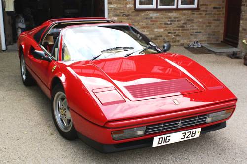 1989 ferrari 328 gts rosso red 1