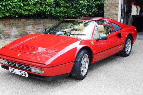 1989 ferrari 328 gts rosso red 4