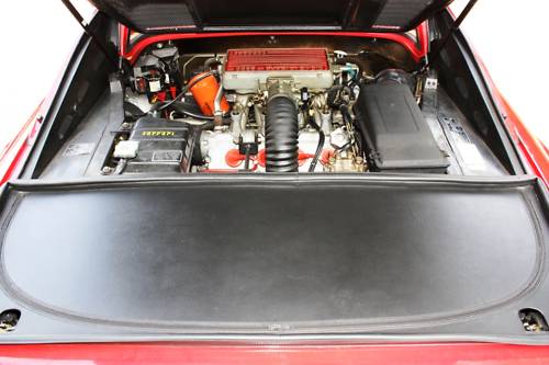 1989 ferrari 328 gts rosso red engine bay