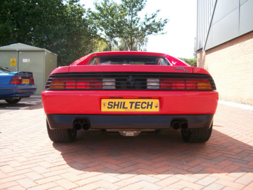 1993 ferrari 348 tb rosso corsa back