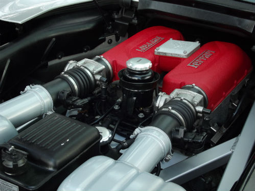 2003 ferrari 360 spider engine bay