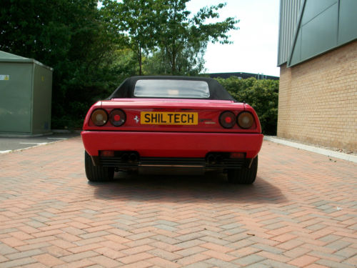 1988 ferrari mondial cabriolet back