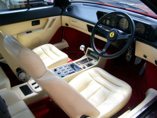 1988 ferrari mondial cabriolet interior