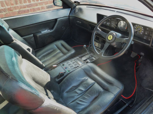 1985 ferrari mondial 3.0 qv coupe in rosso red interior 1