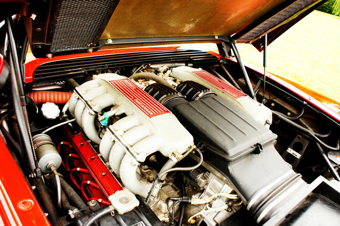 1991 Ferrari Testarossa Engine Bay