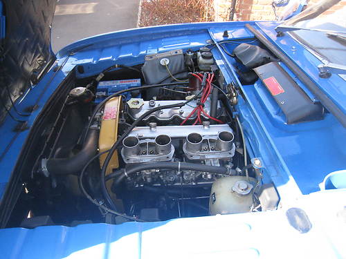 1971 Fiat 124 Engine Bay