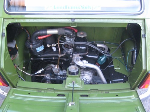 1975 Fiat 126 Engine Bay