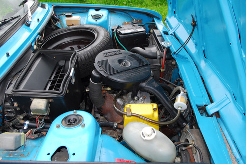 1976 Fiat 128 1.1 Engine Bay
